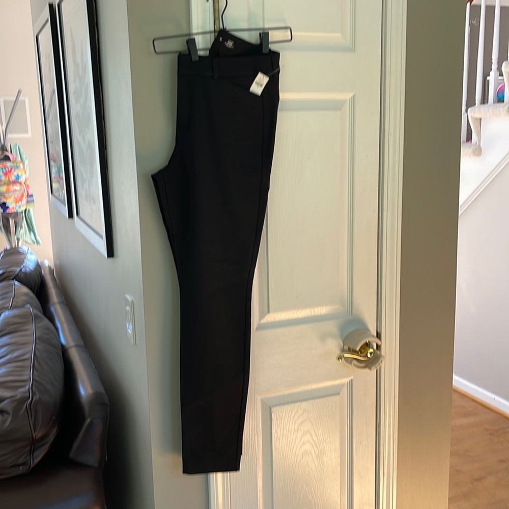 High Waisted Pixie Straight Ankle Pants